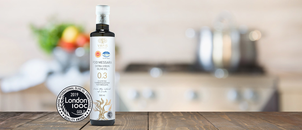 Оливковое масло нерафинированное VAFIS 0.3 Extra Virgin от NIKITAKIS в жести 1л, Греция