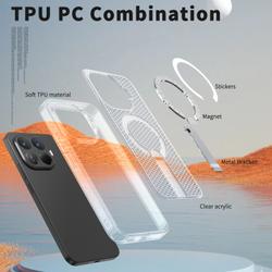 Прозрачный чехол Mesh Pro Magnetic Case для Xiaomi 15T Pro