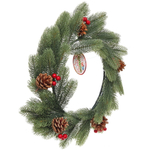 Венок хвойный новогодний «Хвойный аромат» 50 см, резина (SQ3001-50)