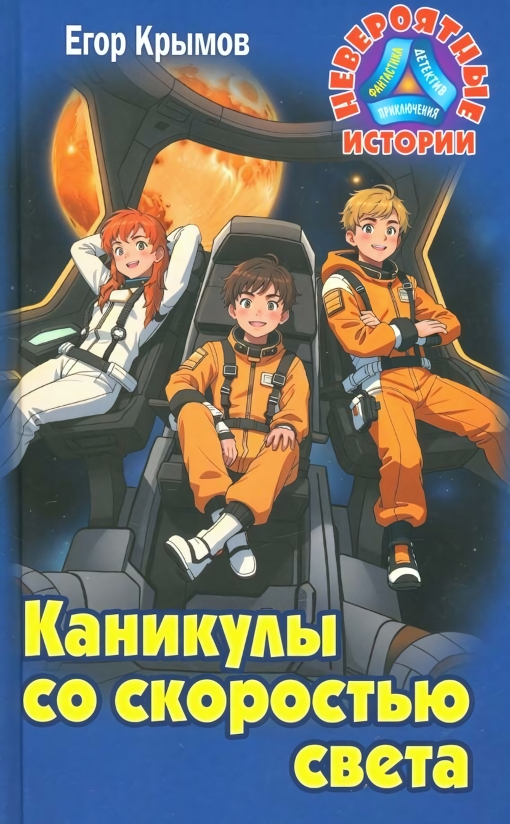 Невероятные истории "Каникулы со скоростью света: Повесть" Е.Крымов (Букмастер)