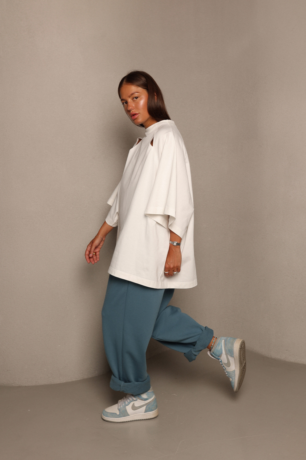 Брюки из футера