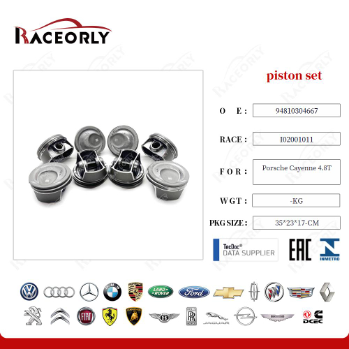 Поршни комплект STD Porsche 4.8Т