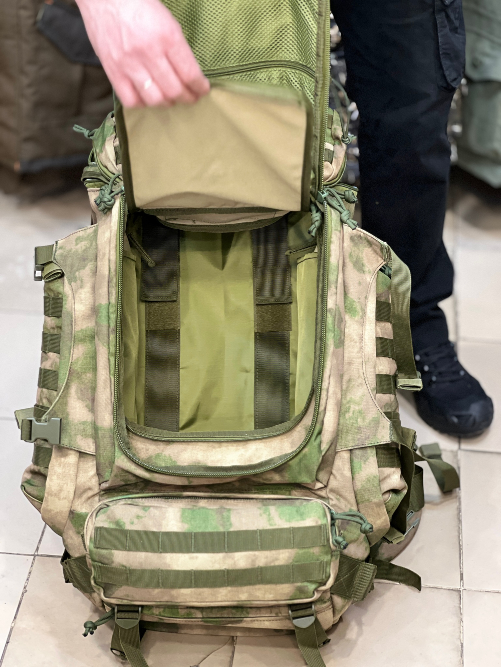 Рюкзак рейдовый 7.62, 100 л, Лес