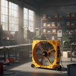 Вентилятор профессиональный DFP 24 Omega Air Control - [60 см / 13800 куб. в час]