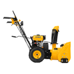 Гибридная снегоуборочная машина с функц. подметания SWB-800, 212 сс, руч. старт, 2 насадки// Denzel