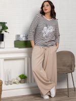 Блуза Линдсей (бежевая/полоска) Б15542-20М LT Collection