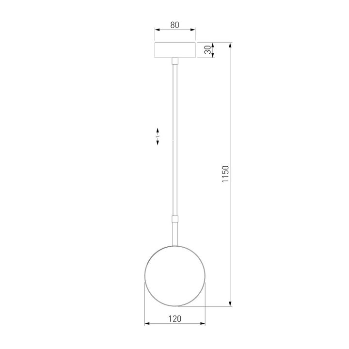 Подвесной светильник Elektrostandard Grollo 50120/1 хром 4690389187162