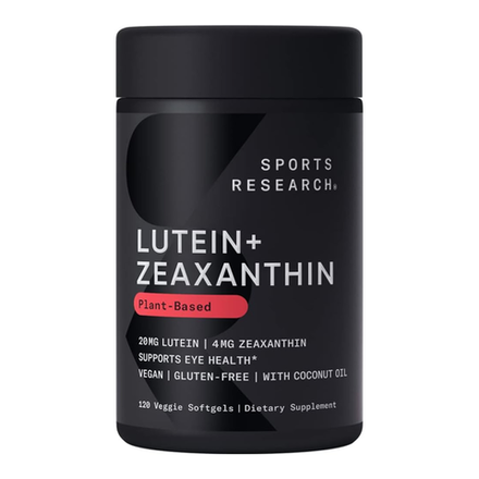 Sports Research, Лютеин + Зеаксантин, Lutein + Zeaxanthin, 120 вегетарианских капсул