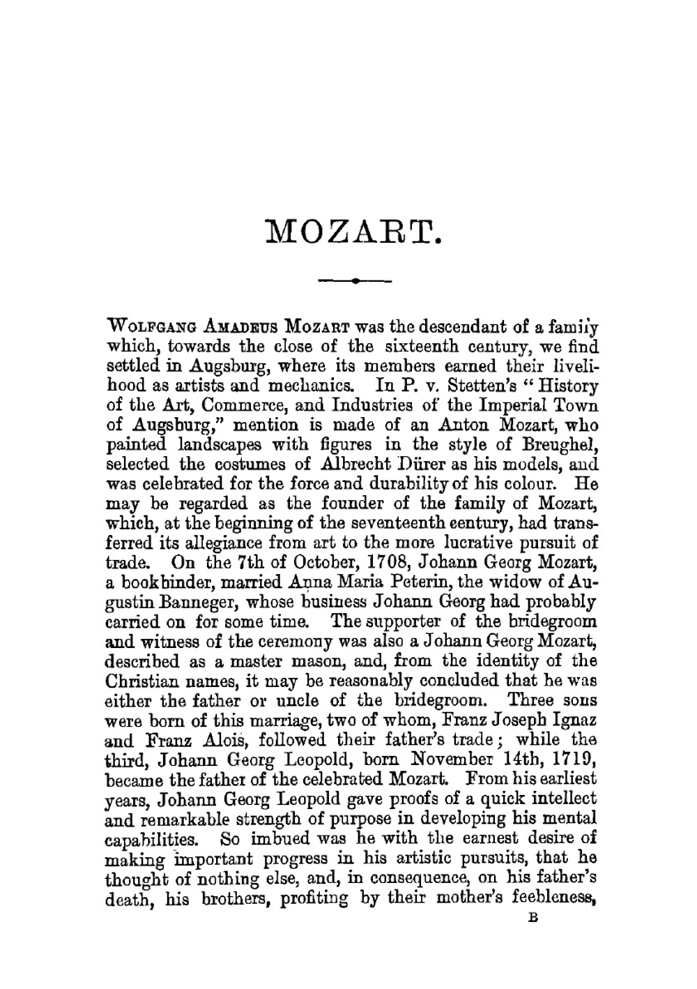 Mozart | Gehring Franz Eduard