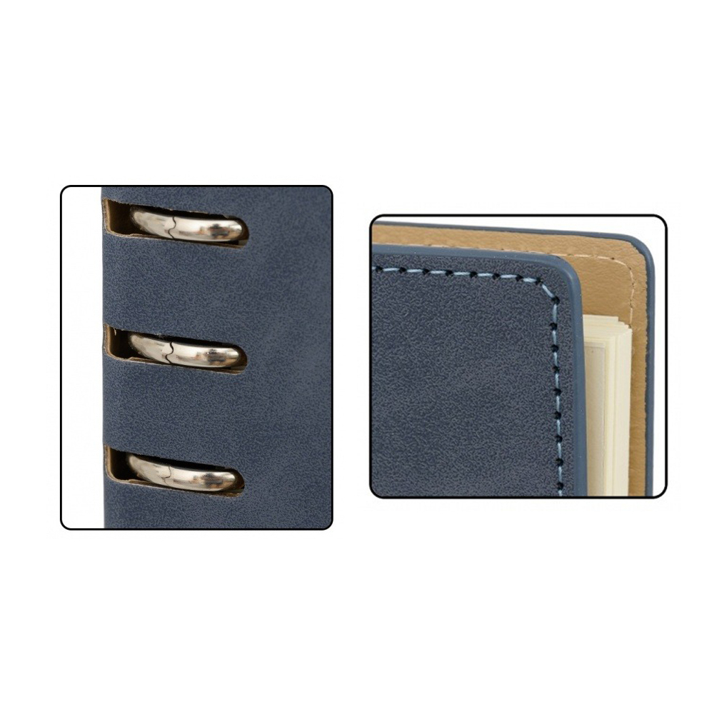 Ежедневник Basir, формат А5, материал-кожезаменитель, синий цвет, 100 листов, размер 17*23 см