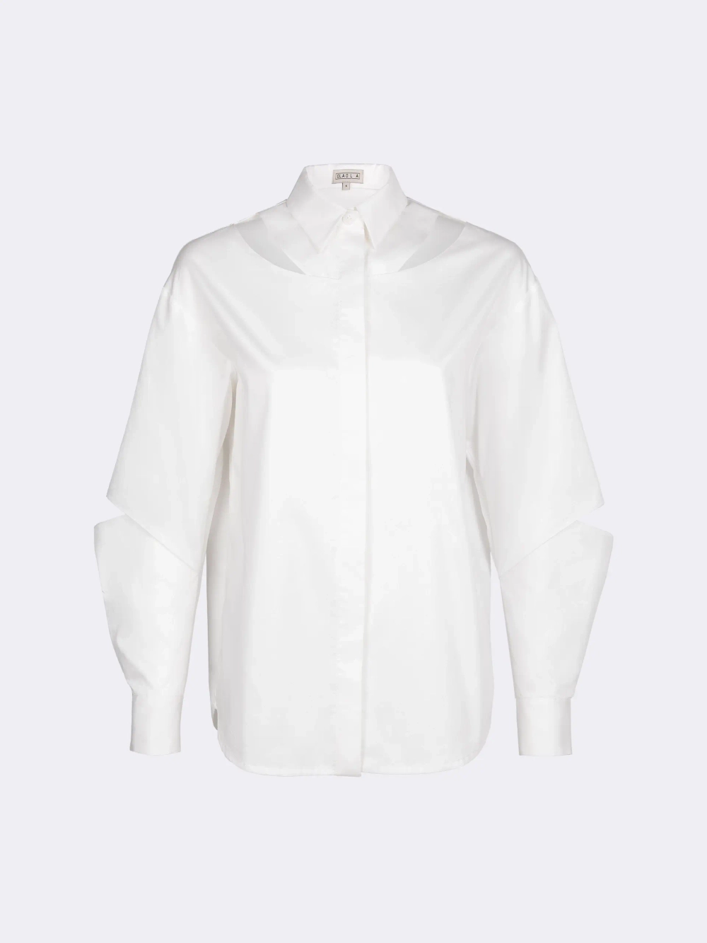 Блуза из хлопка с вырезами OLA OLA