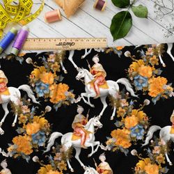 Ткань премиум таффета ретро мозаика восприятия