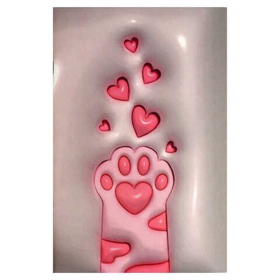 Тетрадь, 32 л. дизайнерский блок(клетка), 3D-ЛАПКА/ 141х215 мм, А5 мягкий переплёт (2 скобы)