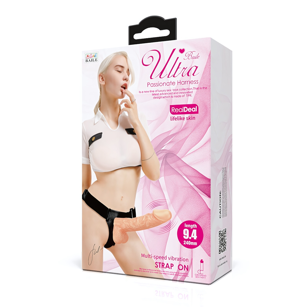 Страпон с вибрацией Baile Ultra BW-022084ZR