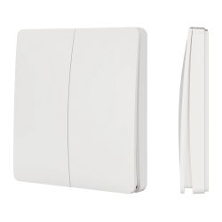 INTELLIGENT ARLIGHT Кнопочная панель KINETIC-801-22-2G-WP-SUF White (No battery, IP67, 433Mhz) (IARL, IP67 Пластик, 3 года) 043317