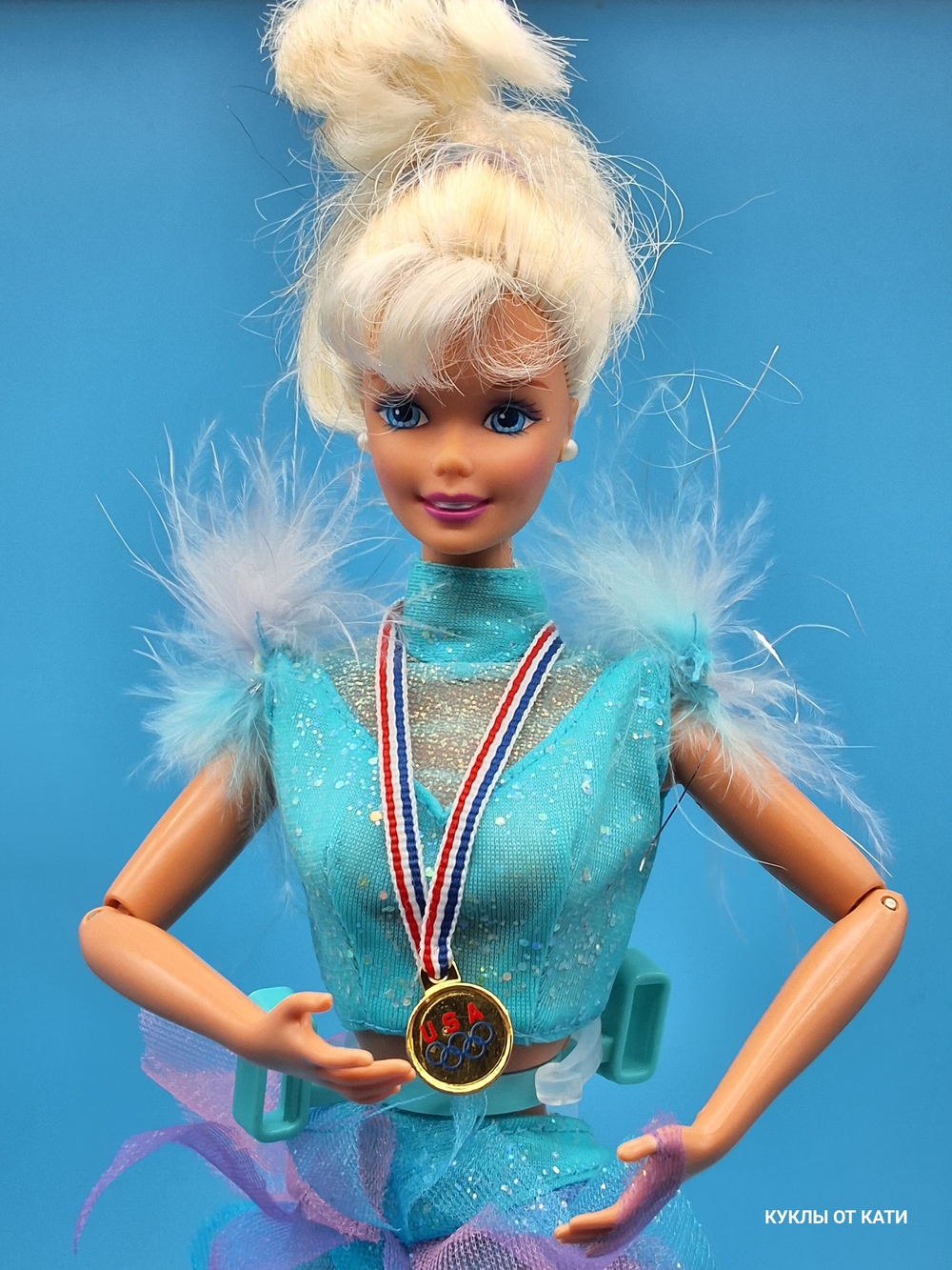 Кукла Барби Олимпийская фигуристка Olympic Skater Barbie 1997