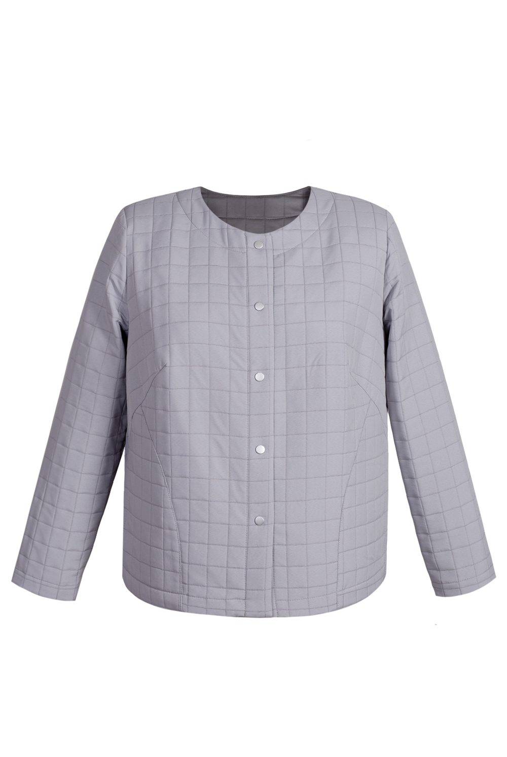Жакет женский 4446ВП, Серая клетка #485Скл044446ВП