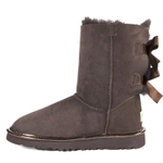 Угги Bailey Bow II Metallic Chocolate