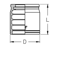 Муфта DN 32 1SN