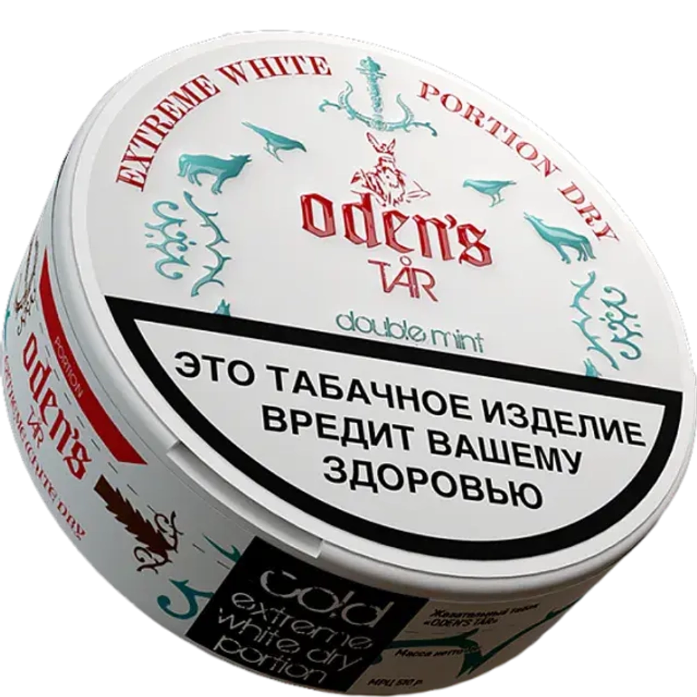 Жевательный табак "ODENS TAR" Double Mint 16г. (М)