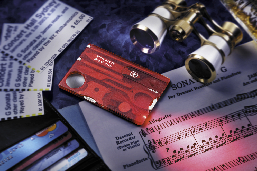 Швейцарская карточка Victorinox SwissCard Lite, красная