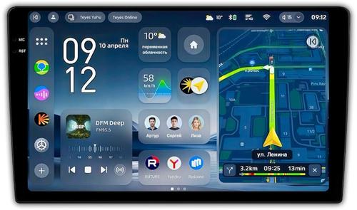 Магнитола для Lada Granta 2011-2018 (взамен ШГУ) - Teyes CC4-PRO монитор 9.5" 2K QLED на Android 13, Быстрейшая, Snapdragon 778G, ИИ, CarPlay, DSP, 4G SIM-слот