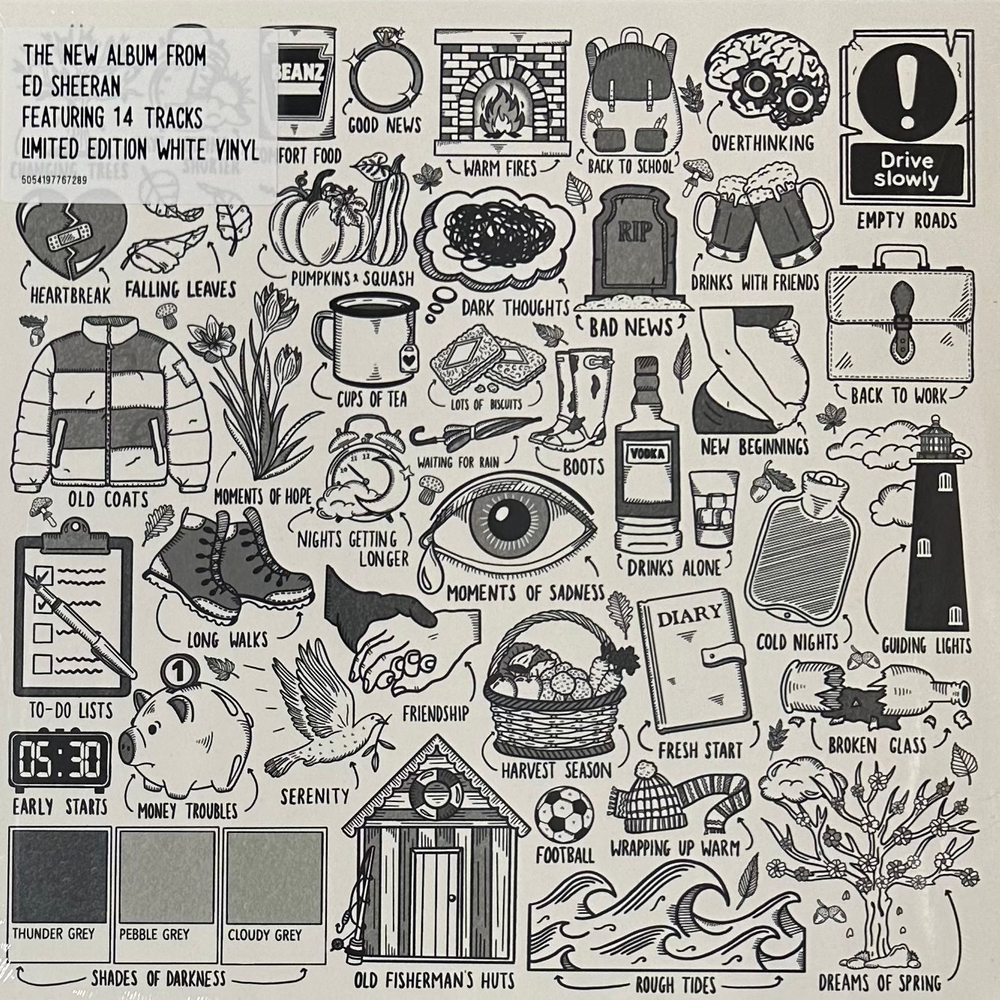 Ed Sheeran ‎– Autumn Variations (Европа 2023г.) White
