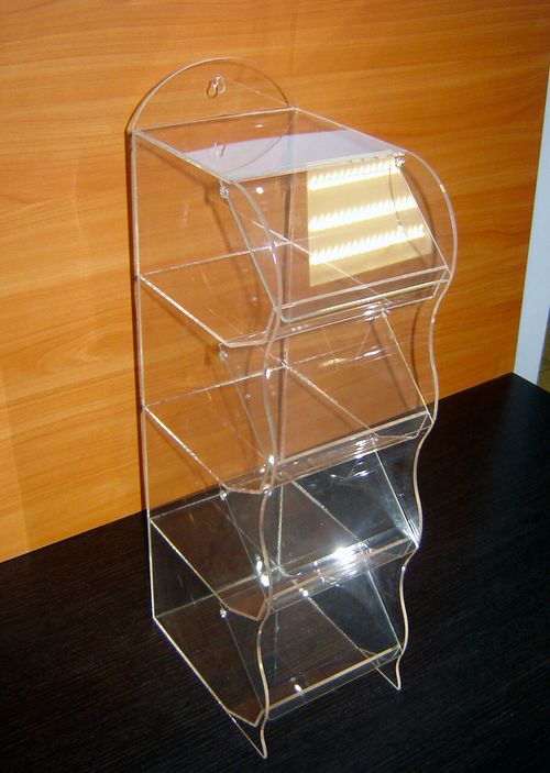 Диспенсер витрина для конфет снеков орехов сухофруктов 4-х ярусный