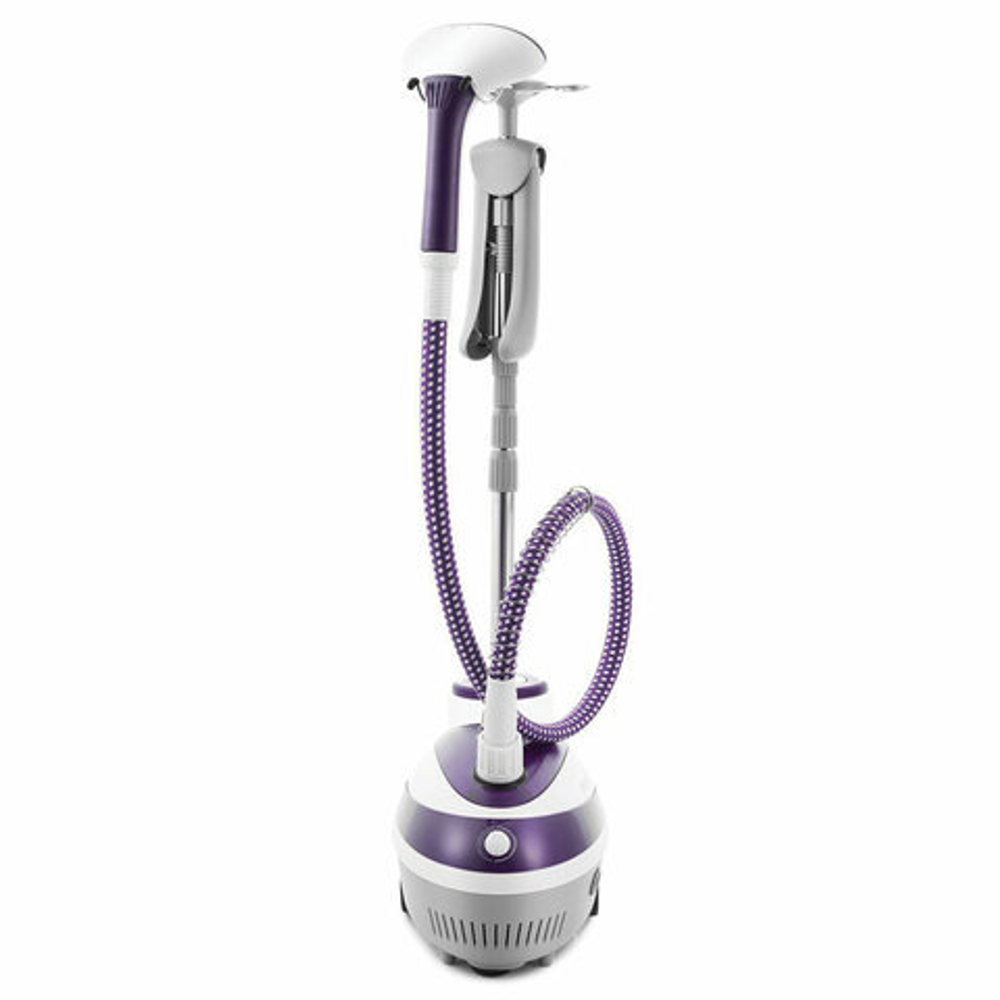 Отпариватель KITFORT КТ-941, 1580 Вт, пар 38 г/мин, резервуар 1,2 л, 4 режимов, белый/фиолетовый