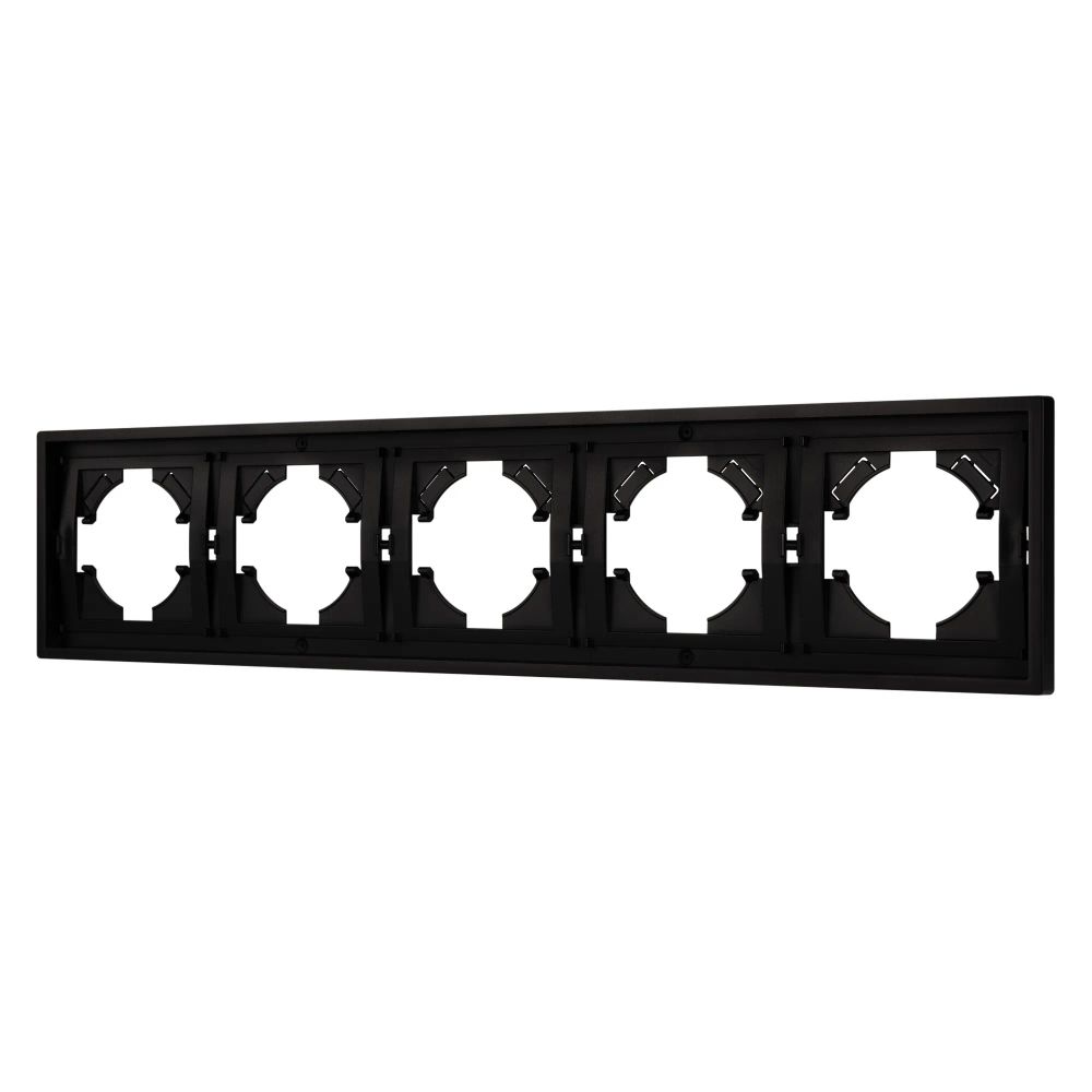 Рамка пластиковая FRM-TENDO-PL-5-BK (Arlight, Черный) 053852