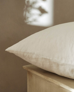 ZARA HOME ОДНОТОННЫЙ ЧЕХОЛ ДЛЯ ДЕКОРАТИВНОЙ ПОДУШКИ, БЕЛЫЙ