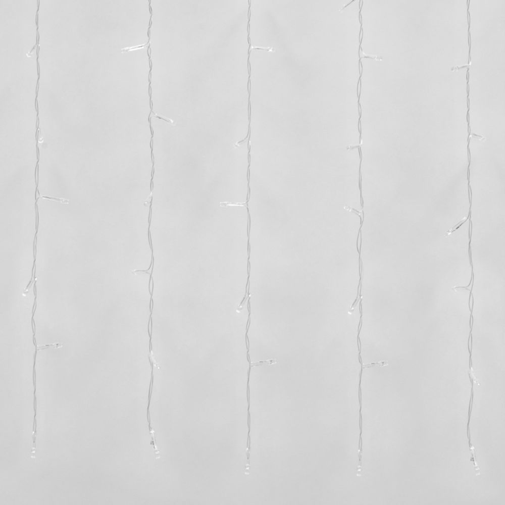 ULD-C3020-160-DTA WHITE IP20 Занавес светодиодный. 3х2м. 160 светодиодов. Белый свет. Провод прозрачный. TM Uniel