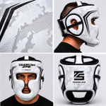 Шлем для бокса Tomorrow Star Fury White Black