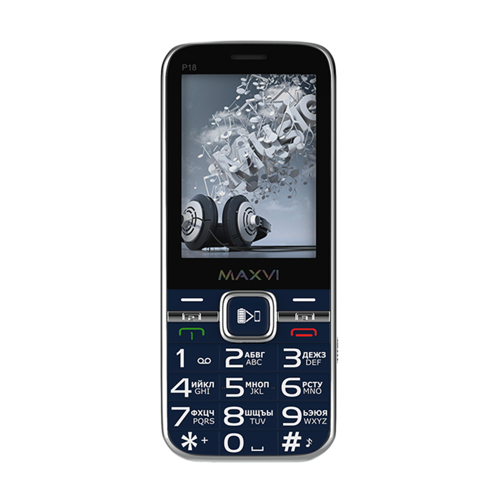 Сотовый телефон Maxvi P18 Blue