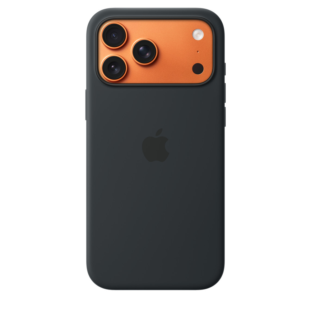 Чехол Apple Silicone Case с поддержкой MagSafe для iPhone 17 Pro Max, Black
