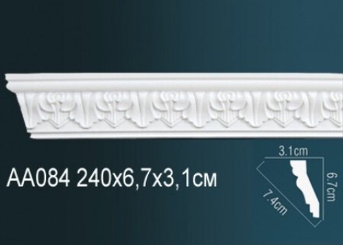 Карниз потолочный гибкий AA084