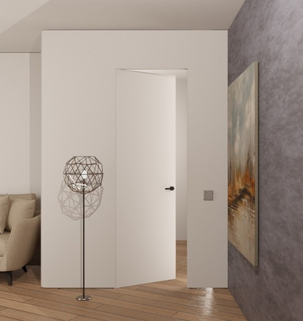 Скрытая дверь УСПЕХ, окрашенная эмалью, кромка ABC