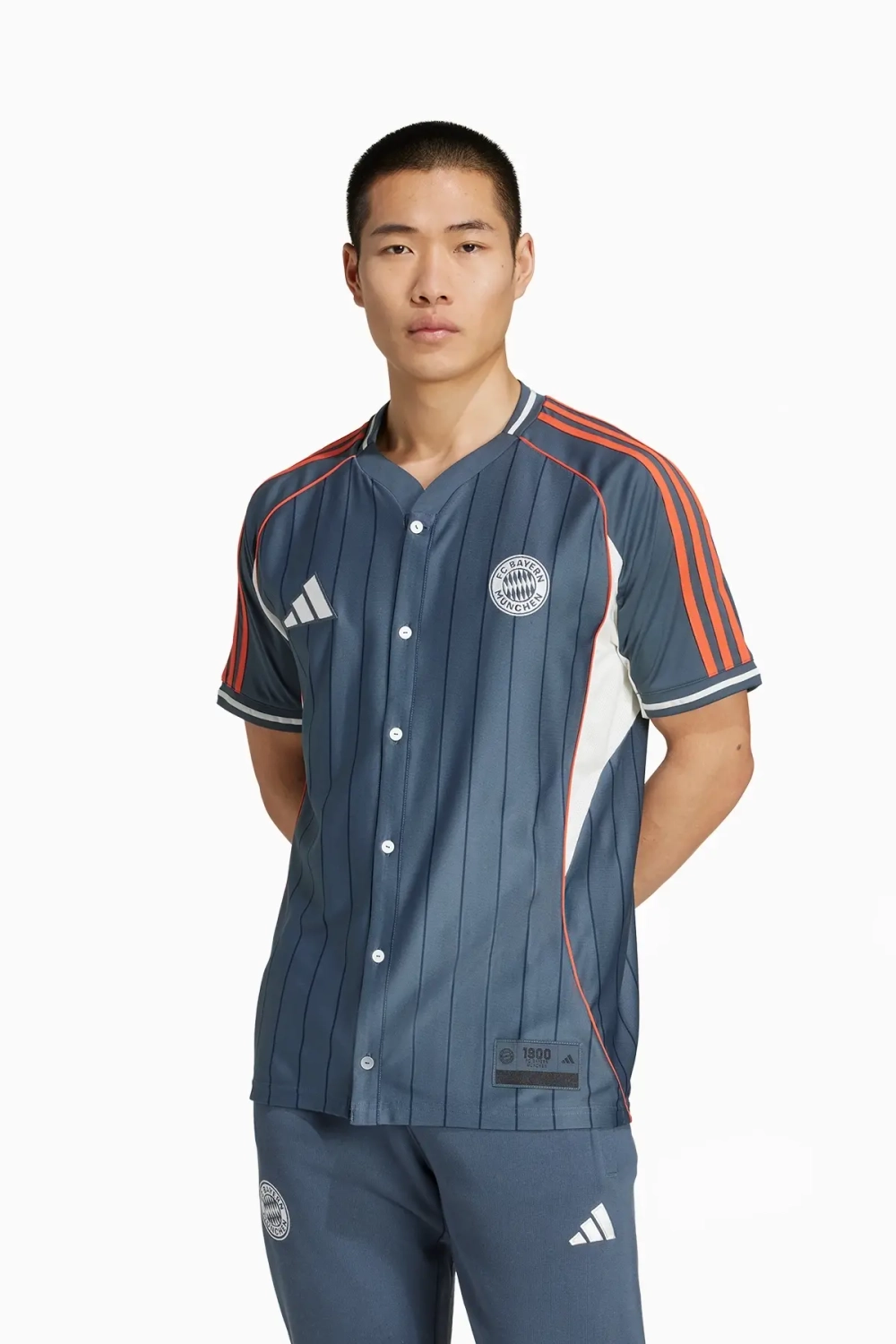 Футболка adidas FC Bayern 25/26 US - серый