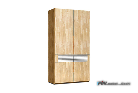 арт. 5066 ДУБ Шкаф для одежды 2-х дверный "Wallstreet" 1146х 2090х 580