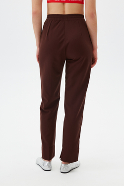 Брюки зауженные медицинские женские Сьют, шоколад