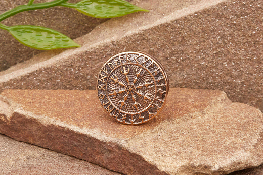 Бусина-вставка для браслета Шлем Ужаса от мастерской Крымская бронза