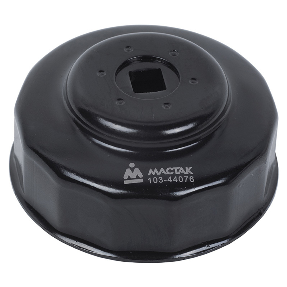 МАСТАК (103-44076) Съемник масляных фильтров, 76 мм, 14 граней, торцевой