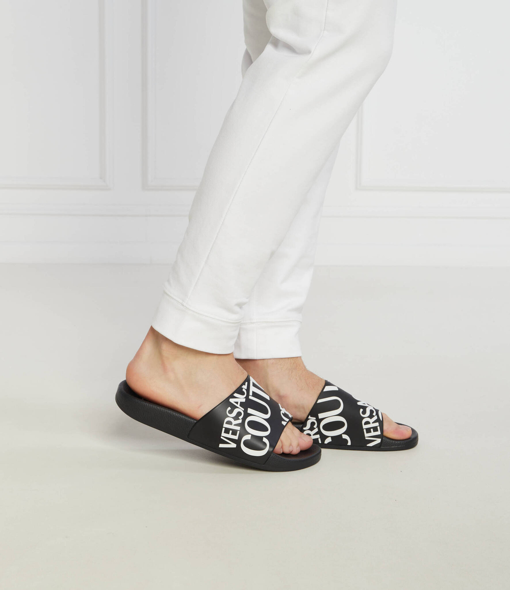 Шлепанцы Versace Jeans Couture - черный(75YA3SQ171352)