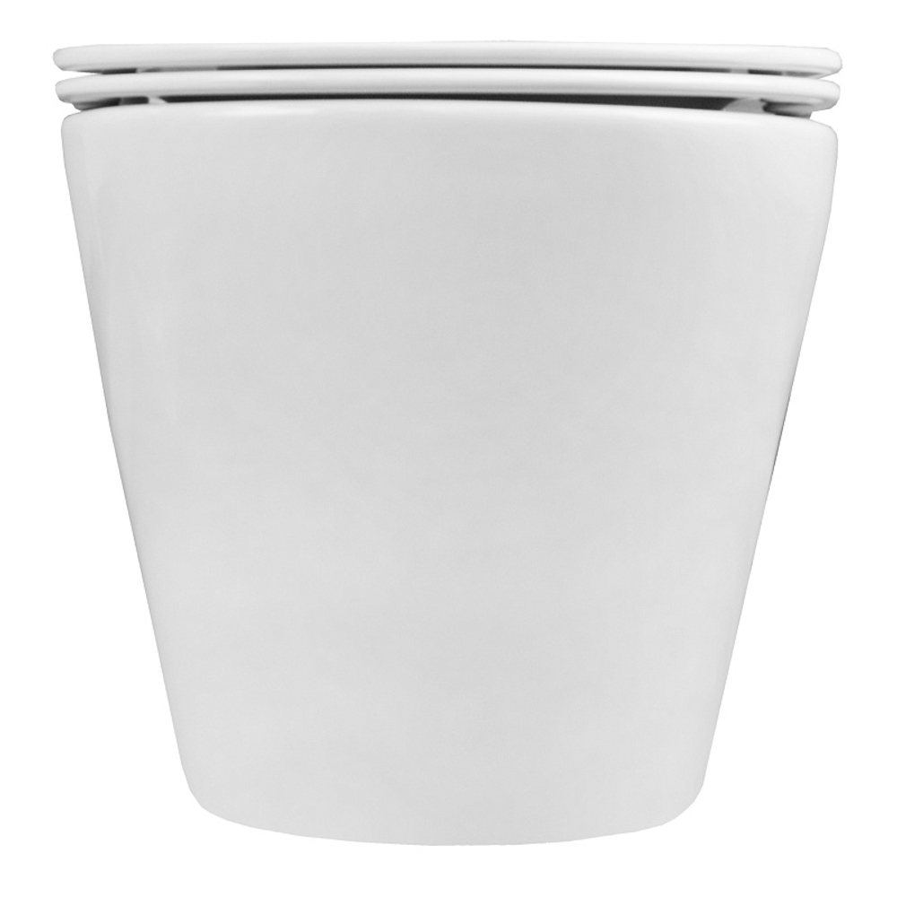 Унитаз подвесной Azario Teramo 515х355х365 безободковый, скрытое крепление, смыв "Торнадо", в комплекте с сидением микролифт (AZ-0053-UQ3)