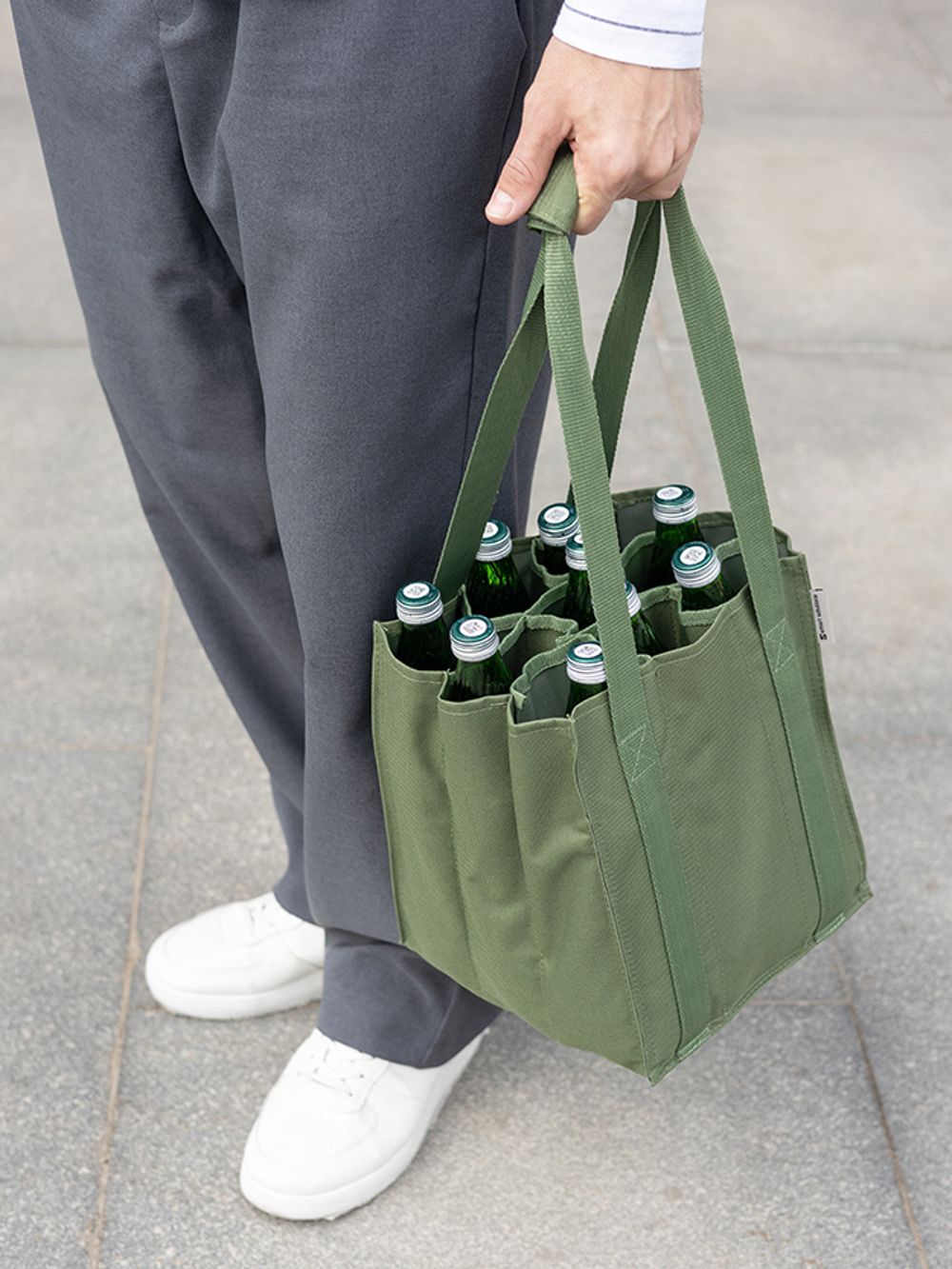 Сумка для бутылок Smart Picnic, темно-зеленая