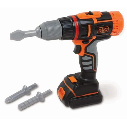 Smoby - Детская электронная дрель Black & Decker 360197