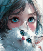 Тетрадь общая "Anime cats", 48 л., скрепка