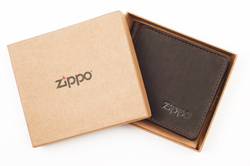 Кожаное двойное портмоне с зажимом для денег ZIPPO 2005125