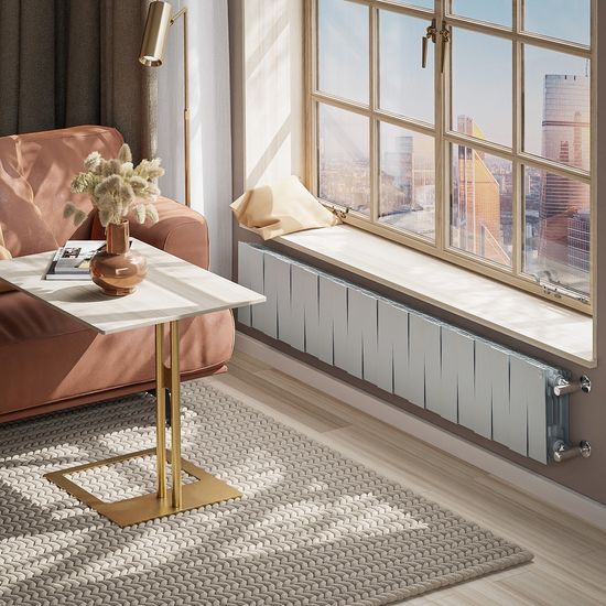 Радиатор Royal Thermo PianoForte 200 Silver Satin - 14 секций