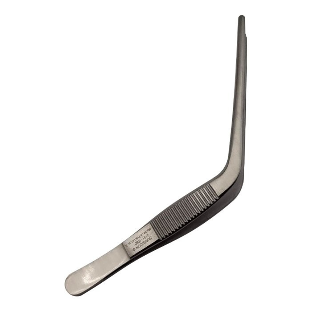 Пинцет ушной анатомический горизонтально-изогнутый, 110 мм Surgicon (арт. J-31-1060), Пакистан
